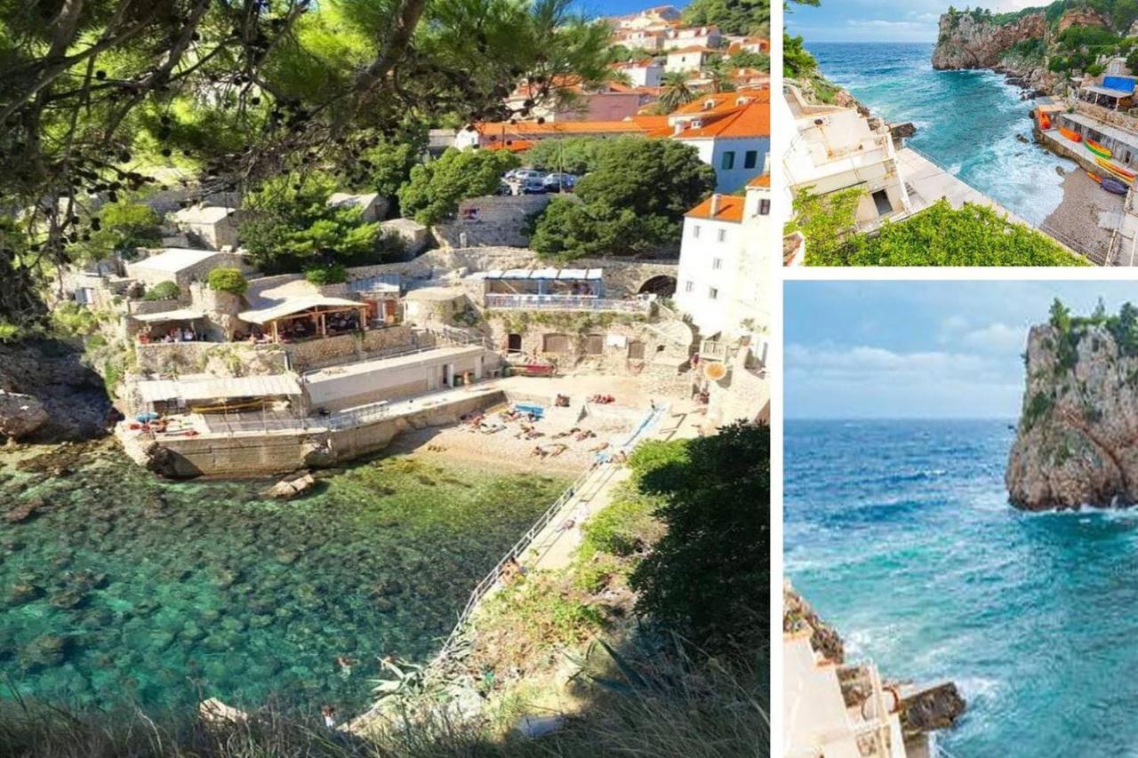 Mediteran With Garden Next To Beach And Old Town Dubrovnik Exterior foto